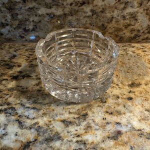 Vintage Waterford Crystal Ashtray 1950s Decorative 3.25" Diameter